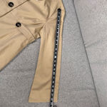 Babystyle Maternity Khaki Trench Coat Jacket Size S NWT Tan Photo 8