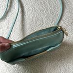 Safe Keeper Teal Gold Purse Crossbody Blue Photo 3