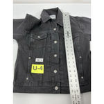 Old Navy Womans  Jean Jacket Small Black Excellent Photo 6