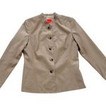 Isaac Mizrahi for Target Beige Button Front Long Sleeve Blazer Jacket Size 14 Photo 9