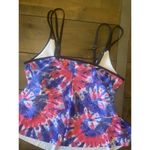 Womens Tankini Blue Pink Colorful‎ Firework Americana Size XXL Summer Time Photo 4