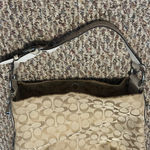 Coach  Beige Signature Canvas Tote/Shoulder Bag, Style F16538 Photo 11