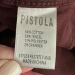 Pistola Hannah Skinny Moto Stretch Six-Pocket Ankle Cargo Jeans Maroon Photo 7