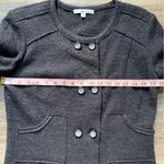 CAbi Dark Gray Wool Double Breasted My Fair Jacket S Photo 4