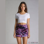 Guess 90s • Vintage Jean shorts • custom tie dyed • psychedelic • festival Photo 1