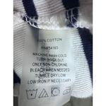 Tommy Hilfiger White Navy Striped Chambray Pocket T-Shirt Dress Size Medium Photo 6