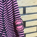 Ralph Lauren Lauren  Active Pink And Black Stripe 1/4 Zip Pullover Size 3X Photo 4