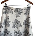 Sherry Taylor Skirt Women L‎ Tan Black Floral Cottage Workwear Earthy Boho Chic Size L Photo 10