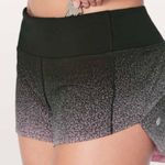 Lululemon Speed Up Short 2.5” Ombre Speckle Stop Print Speed Short Pink/Black 8 Photo 4