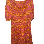 ZARA  Printed Midi Dress Puff‎ Sleeves Off the Shoulders Smocking  Cotton Boho Photo 1