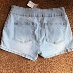 Windsor  Light Blue Lace-Up Jean Shorts Photo 2