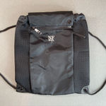 Lululemon Athletica Drawstring Backpack Black Photo 0