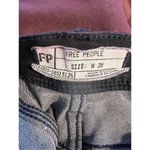 Free People  Burgundy Cropped Skinny Ankle Jeans Size W 28 Photo 2