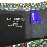 Catherines Tunic Top 2XWP Abstract Dot Multicolor Print Casual Comfort Artsy Photo 3