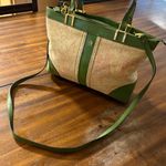 Etienne Aigner Vintage Crossbody Bag Floral Woven Faux Leather Adjustable Strap Photo 12