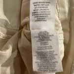 We The Free New NWOT People Mid Rise Jeans Ivory Sz 27 Raw Hem Edge Boho Button Photo 3