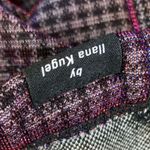 Koral | NWOT | Small | Mantra Impression Holographic Shiny Pink Plaid Hoodie Photo 10