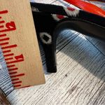 Bettye Muller  Vero Cuoio Slingback Navy Geometric Pointed Toe Kitten Heels 37 Photo 8