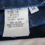 Jordache 1990s Vintage High Rise Dark Wash Straight Leg Mom Jeans Size 14 30" Photo 6