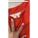 Boden Rae Casual Linen Dress Womens US Size 12R Classic Beach Tomato Red 1761 Photo 4