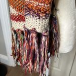 Shiraleah  colorful fringe Long Knit Scarf Photo 1