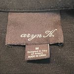 Aryn K . Zipper teeth medium Skirt Ruffle Trim Ponte Mini Skirt Black unique Photo 6