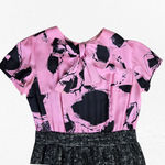 1950s Vintage Black Pink Retro Tweed Mid Photo 11