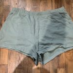 Aerie Green Sweat Shorts Photo 0