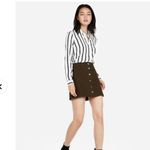 EXPRESS snap front a line mini skirt Photo 1
