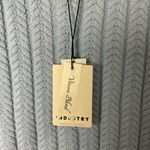 Industry Low Tide Cable Knit Short Sleeve Sweater Size Medium Blue Photo 3