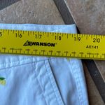 Talbots White Pants with Yellow lemons Embroidery Size 16 Photo 1