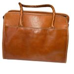 Patricia Nash Paris Satchel Tooled Leather Old Rose Purse Handbag Brown Floral Photo 2