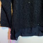 Apt. 9  Black Sequin Layered Sweater 3XL NEW Photo 1