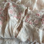 Free People NWOT Midnight Magic Maxi Slip Dress Pink Beaded Lace Trim Photo 10