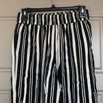 Jason Wu  STRIPED BLACK WHITE CROPPED PANT XS Photo 1