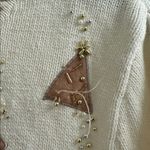 Designers Originals Cream Cardigan Gold/ Brown Accents, small Gold Photo 3