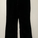 Faded Glory  black corduroy flare‎ pants size 10 Y2K Photo 0
