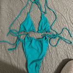 Away The Day Turquoise Bikini Size L Photo 1