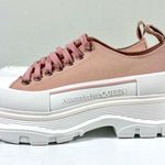 Alexander McQueen Tread Slick Low Top Sneaker Pink Size 37 NEW Photo 10