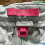 Lilly Pulitzer  Callahan Knit Shorts Totally‎ Blossom Floral Green Pink Size 2 Photo 4