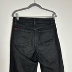 BDG Urban Outfitters Black Wide Leg Raw Hem High Rise Cropped Jeans 28 Photo 4