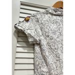 Bea & Dot By ModCloth Bird & Flower Floral Print Dress Small Picnic Spring Photo 3