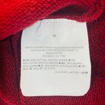 Old Navy Red Rolled Hem Long Sleeve Sweater Top Size Medium Photo 6