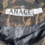Funky Vintage Anage Beaded Jacket! Black Size M Photo 6