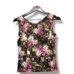 Anne Klein Y2K Women's Multicolor Tank Top Petite S Retro Maximalist Edgy Glam Photo 1