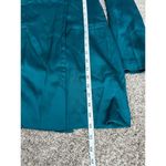 Abercrombie & Fitch satin silky blazer mini dress slim fit emerald green XSP Photo 7