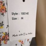 Japna  Crop Top floral pattern Sz‎ M Cottage Core Lace Feminine Coquette NWT Photo 5