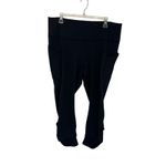 Fabletics Black Oasis PureLuxe High-Waisted Twist 7/8 Legging Plus Size 2X Photo 3