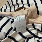 Kona Sol  Striped One Piece Swimsuit - Women's Medium - Nautical Stripes‎ Photo 2