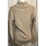 Old Navy  Tan Knit V-neck Long Sleeve Sweater, 2009, Small Photo 4